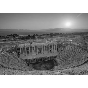 Lais Puzzle - Hierapolis antike Stadt Pamukkale Türkei in schwarz weiß - 500, 1.000 & 2.000 Teile