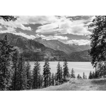 Lais Puzzle - Berge in der Nähe des Lake Chelan in schwarz weiß - 500, 1.000 & 2.000 Teile