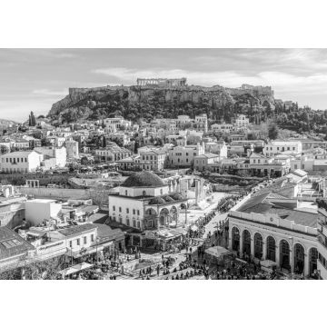 Lais Puzzle - Panoramablick auf die Akropolis von Athen. Griechenland in schwarz weiß - 500, 1.000 & 2.000 Teile