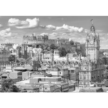 Lais Puzzle - Edinburgh Schottland UK in schwarz weiß - 500, 1.000 & 2.000 Teile
