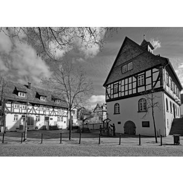 Lais Puzzle - Bad Vilbel, Hessen in schwarz weiß - 500, 1.000 & 2.000 Teile
