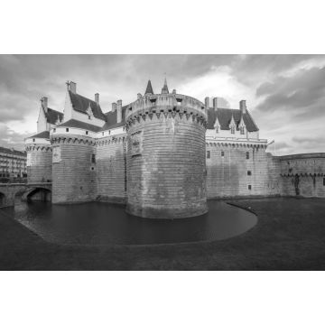 Lais Puzzle - Château des Ducs de Bretagne, Nantes, Bretagne in schwarz weiß - 2.000 Teile