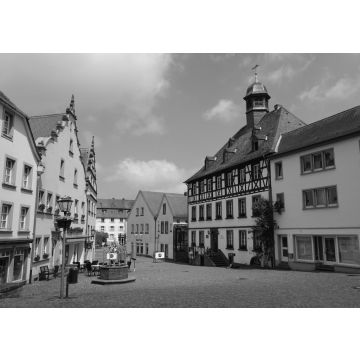 Lais Puzzle - Ottweiler Altstadt in schwarz weiß - 500, 1.000 & 2.000 Teile