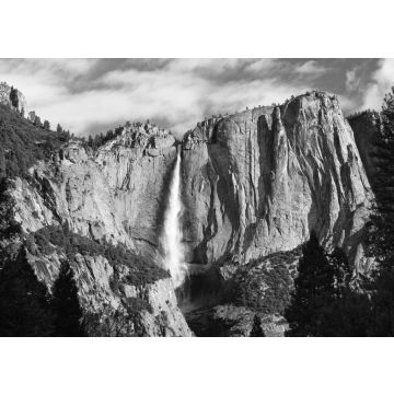 Lais Puzzle - Blick auf die Yosemite-Wasserfälle, Yosemite-Nationalpark, USA in schwarz weiß - 500, 1.000 & 2.000 Teile
