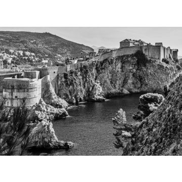 Lais Puzzle - Dubrovnik Skyline in schwarz weiß - 500, 1.000 & 2.000 Teile