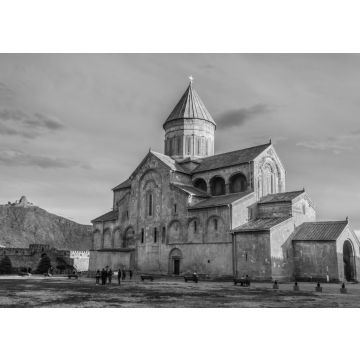 Lais Puzzle - Svetitskhoveli Kathedrale in Mtskheta, Georgien in schwarz weiß - 500, 1.000 & 2.000 Teile