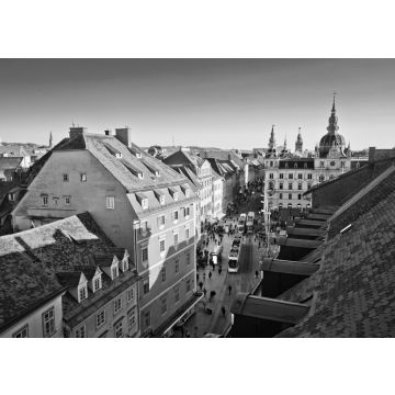 Lais Puzzle - Grazer Markt Stadtbild und Stadtbildansicht in schwarz weiß - 500, 1.000 & 2.000 Teile