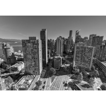 Lais Puzzle - Skyline von Vancouver, Kanada in schwarz weiß - 1.000 Teile