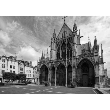 Lais Puzzle - Frankreich - Troyes - Kathedrale St. Urbain in schwarz weiß - 500, 1.000 & 2.000 Teile