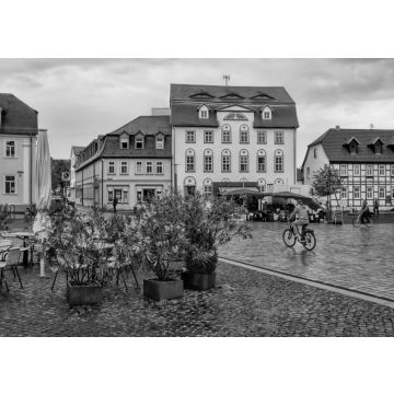 Lais Puzzle - Sömmerda, Stadtzentrum in schwarz weiß - 500, 1.000 & 2.000 Teile