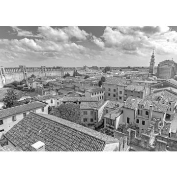 Lais Puzzle - Cittadella, Italien in schwarz weiß - 500, 1.000 & 2.000 Teile