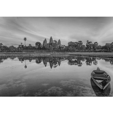 Lais Puzzle - Angkor Wat-Tempel, Siem Reap, Kambodscha in schwarz weiß - 500, 1.000 & 2.000 Teile
