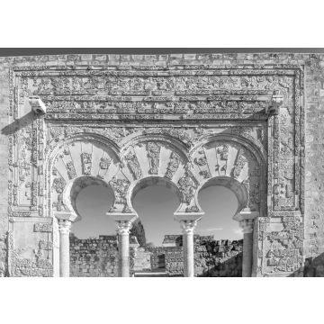 Lais Puzzle - Ruinen der Medina Azahara in Córdoba, Spanien in schwarz weiß - 500, 1.000 & 2.000 Teile