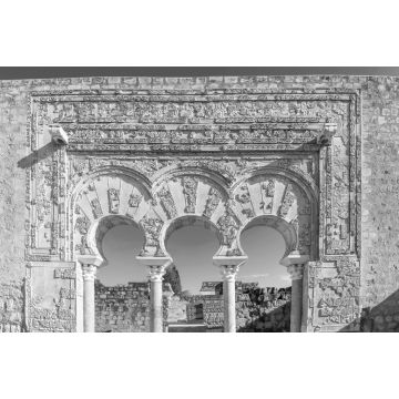 Lais Puzzle - Ruinen der Medina Azahara in Córdoba, Spanien in schwarz weiß - 2.000 Teile