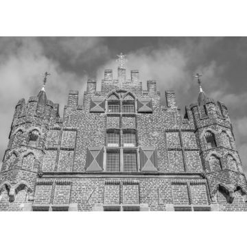 Lais Puzzle - Haus zu den fünf Ringen in Goch in schwarz weiß - 500, 1.000 & 2.000 Teile