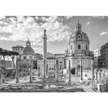 Lais Puzzle - Das Trajansforum in Rom, Italien in schwarz weiß - 500, 1.000 & 2.000 Teile