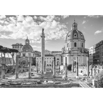 Lais Puzzle - Das Trajansforum in Rom, Italien in schwarz weiß - 1.000 Teile