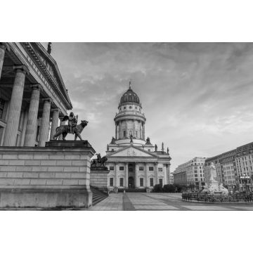 Lais Puzzle - Berlin Sonnenaufgang Gendarmenmarkt in schwarz weiß - 2.000 Teile