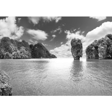 Lais Puzzle - Küstenlandschaften, Meere und Berge, Reisen und Abenteuer in der ganzen Welt, Inseln von Tailandia, Phuket. in schwarz weiß - 500, 1.000 & 2.000 Teile