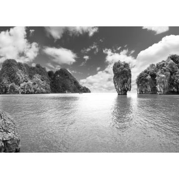 Lais Puzzle - Küstenlandschaften, Meere und Berge, Reisen und Abenteuer in der ganzen Welt, Inseln von Tailandia, Phuket. in schwarz weiß - 1.000 Teile