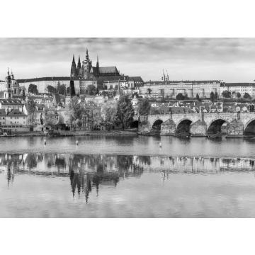 Lais Puzzle - Prag, die Karlsbrücke, die Burg und der St. Veitsdom in schwarz weiß - 500, 1.000 & 2.000 Teile