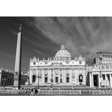 Lais Puzzle - Die päpstliche Basilika von St. Peter im Vatikan in schwarz weiß - 500, 1.000 & 2.000 Teile