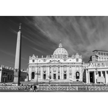 Lais Puzzle - Die päpstliche Basilika von St. Peter im Vatikan in schwarz weiß - 1.000 Teile