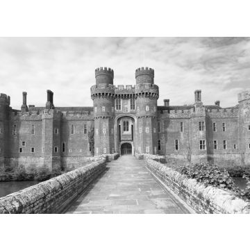 Lais Puzzle - Backsteinschloss Herstmonceux in England in schwarz weiß - 500, 1.000 & 2.000 Teile
