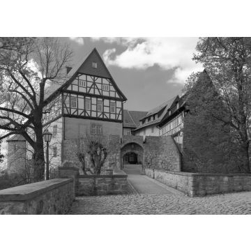 Lais Puzzle - Burg Bodenstein in schwarz weiß - 500, 1.000 & 2.000 Teile