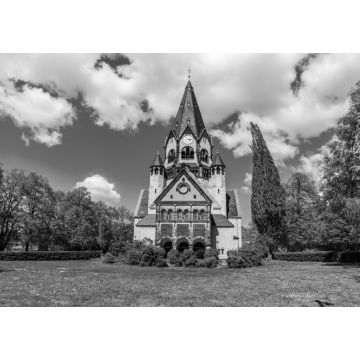 Lais Puzzle - Lutherkirche in Chemnitz Sachsen in schwarz weiß - 1.000 Teile