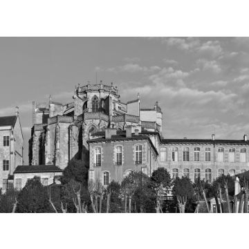 Lais Puzzle - Auch - Altes Stadtbild, Frankreich in schwarz weiß - 500, 1.000 & 2.000 Teile