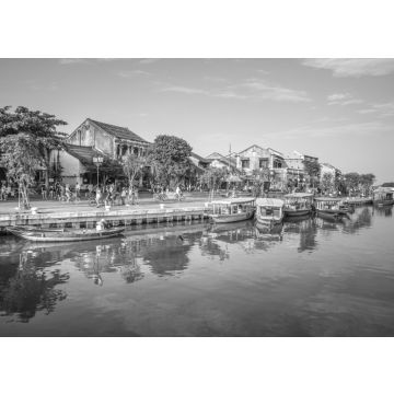 Lais Puzzle - Hoi An Antike Stadt, Vietnam in schwarz weiß - 500, 1.000 & 2.000 Teile