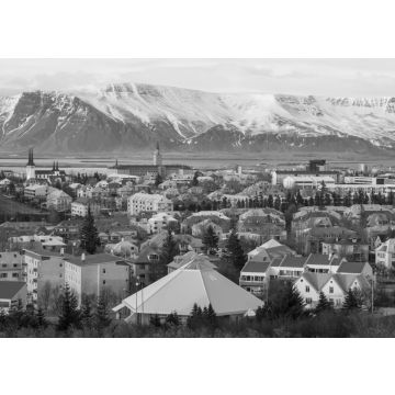 Lais Puzzle - Reykjavik, die Hauptstadt von Island in schwarz weiß - 500, 1.000 & 2.000 Teile