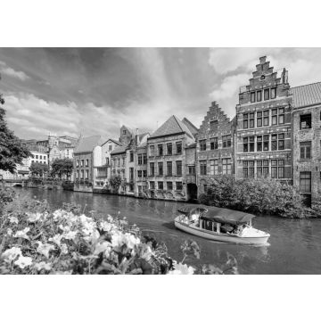 Lais Puzzle - Altstadt von Gent, Belgien in schwarz weiß - 500, 1.000 & 2.000 Teile
