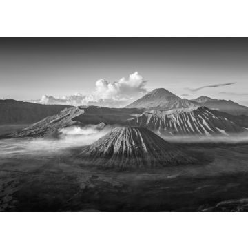 Lais Puzzle - Vulkan Bromo bei Sonnenaufgang, Tengger Semeru National Park, Ost-Java, Indonesien in schwarz weiß - 500, 1.000 & 2.000 Teile