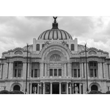 Lais Puzzle - Palast der Schönen Künste/Palacio de Bellas Artes - Mexiko-Stadt, Mexiko in schwarz weiß - 500, 1.000 & 2.000 Teile