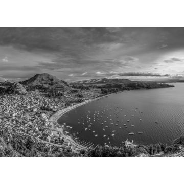 Lais Puzzle - Copacabana am Titicacasee in Bolivien in schwarz weiß - 1.000 Teile