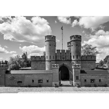 Lais Puzzle - Friedrichsburger Tor in der Stadt Kaliningrad. Russland in schwarz weiß - 500, 1.000 & 2.000 Teile
