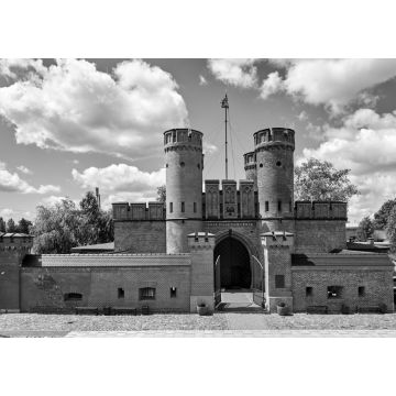 Lais Puzzle - Friedrichsburger Tor in der Stadt Kaliningrad. Russland in schwarz weiß - 1.000 Teile