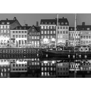 Lais Puzzle - Kopenhagen Nyhavn Dänemark in schwarz weiß - 500, 1.000 & 2.000 Teile