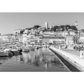 Lais Puzzle - Alter Platz in Cannes Frankreich in schwarz weiß - 500, 1.000 & 2.000 Teile
