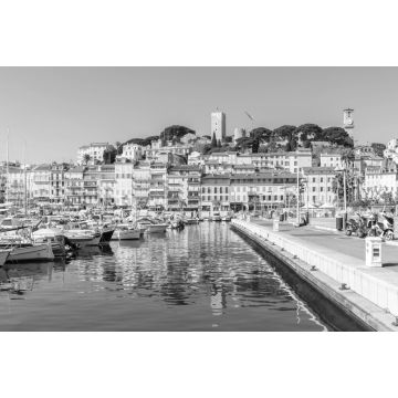 Lais Puzzle - Alter Platz in Cannes Frankreich in schwarz weiß - 2.000 Teile