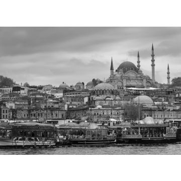 Lais Puzzle - Süleyman Moschee in Istanbul in schwarz weiß - 500, 1.000 & 2.000 Teile