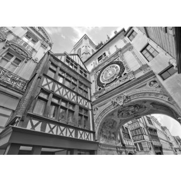 Lais Puzzle - Rouen, Normandie in schwarz weiß - 500, 1.000 & 2.000 Teile