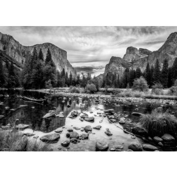 Lais Puzzle - Yosemite Valley View mit El Capitan, Cathedral Rock und The Merced River in schwarz weiß - 500, 1.000 & 2.000 Teile