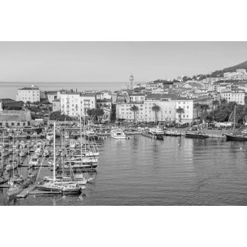 Lais Puzzle - Zentrum von Ajaccio, Korsika in schwarz weiß - 2.000 Teile