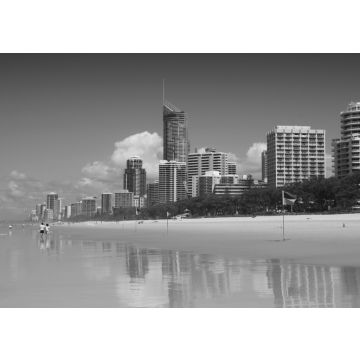 Lais Puzzle - Skyline der Gold Coast in Australien in schwarz weiß - 500, 1.000 & 2.000 Teile