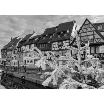 Lais Puzzle - Colmar. Alte Fachwerkhäuser in schwarz weiß - 500, 1.000 & 2.000 Teile