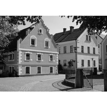 Lais Puzzle - Historisches Bauwerk in Pfeffenhausen in schwarz weiß - 500, 1.000 & 2.000 Teile