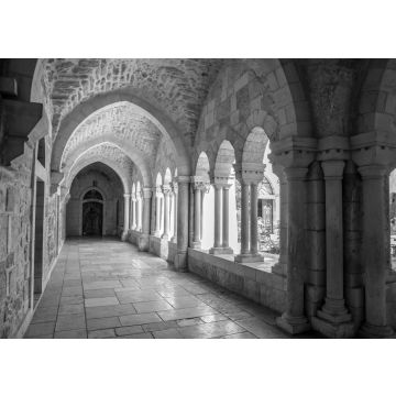 Lais Puzzle - Die Geburtskirche ist eine Basilika in Bethlehem in schwarz weiß - 500, 1.000 & 2.000 Teile